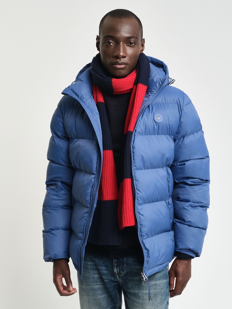 GANT Blue Chrome Active Cloud Jacket - Image 1 of 9