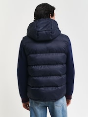 GANT Blue Active Cloud Gilet - Image 2 of 6