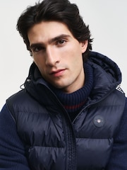 GANT Blue Active Cloud Gilet - Image 5 of 6
