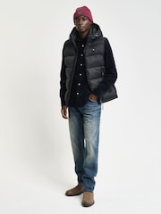 GANT Black Active Cloud Gilet - Image 3 of 6