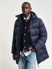 GANT Blue Active Cloud Mid Length Jacket - Image 1 of 6