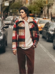 GANT Red Sherpa Jacket - Image 1 of 7