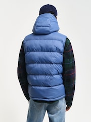 GANT Sky Blue Active Cloud Gilet - Image 2 of 8
