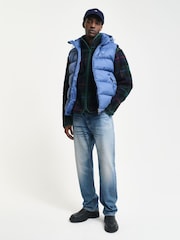 GANT Sky Blue Active Cloud Gilet - Image 3 of 8
