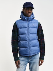 GANT Sky Blue Active Cloud Gilet - Image 4 of 8