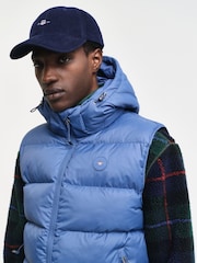 GANT Sky Blue Active Cloud Gilet - Image 5 of 8
