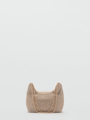 Mango Gold Chain Bag With Crystals - Image 2 of 3