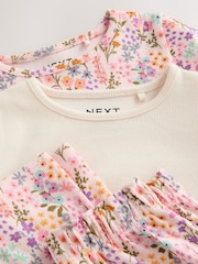 Pink Top and Shorts Set 2 Pack (3mths-7yrs) - Image 3 of 3