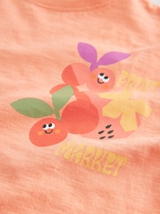 Orange Cherry Short Sleeve T-Shirt and Shorts Set (3mths-7yrs) - Image 9 of 9