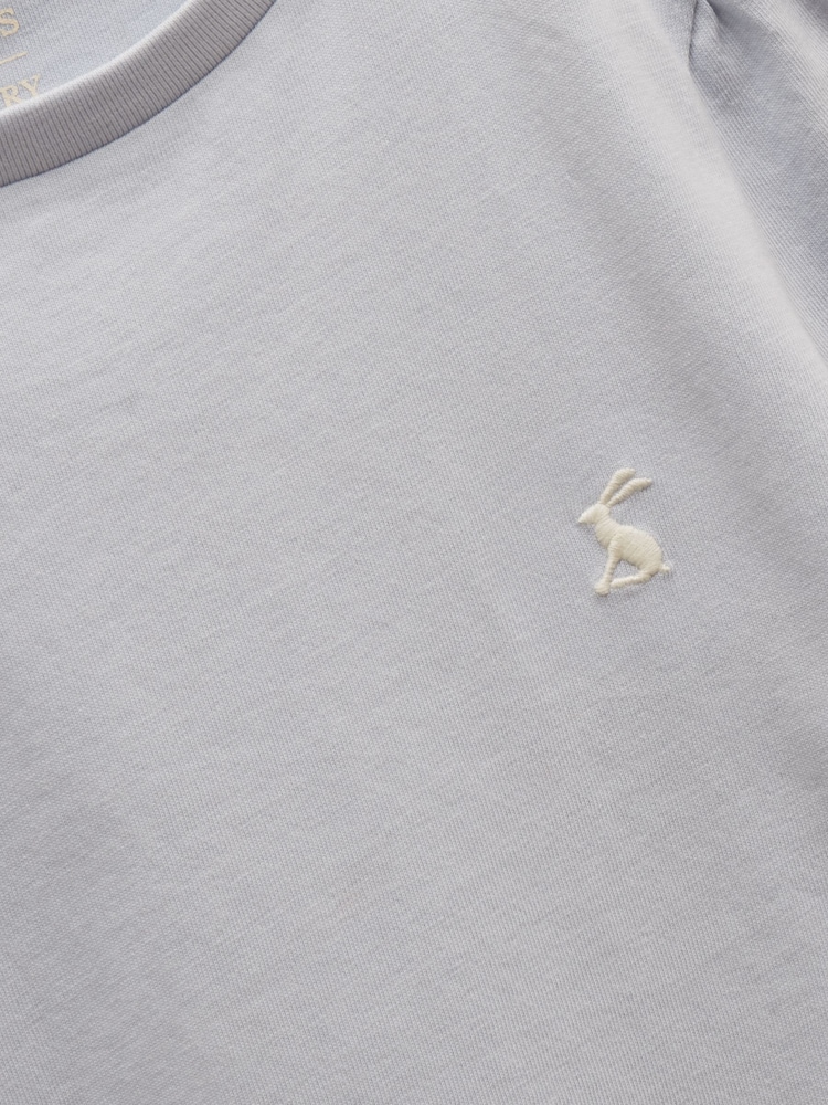 Joules Let's Go Light Blue Short Sleeve T-Shirt - Image 3 of 4