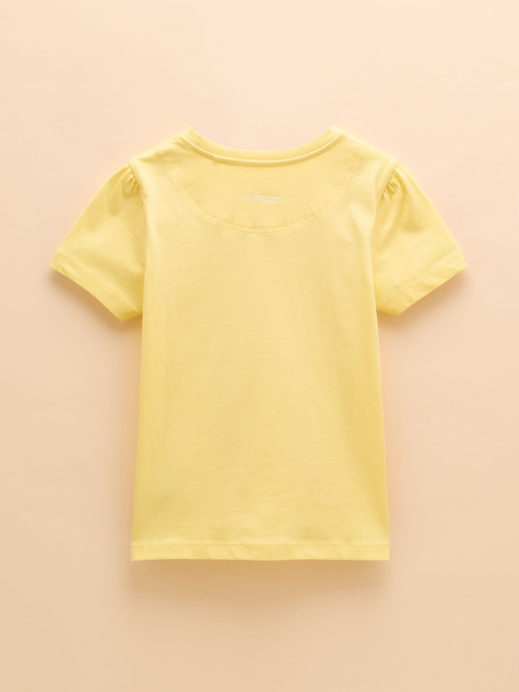 Amarillo - Joules Let's Go Short Sleeve T-Shirt - Imagen 2 de 4 Amarillo - Joules Let's Go Short Sleeve T-Shirt - Imagen 2 de 4