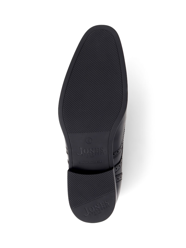 Jones Bootmaker Black Chrome Middleham Leather Oxford Black Shoes - Image 6 of 6