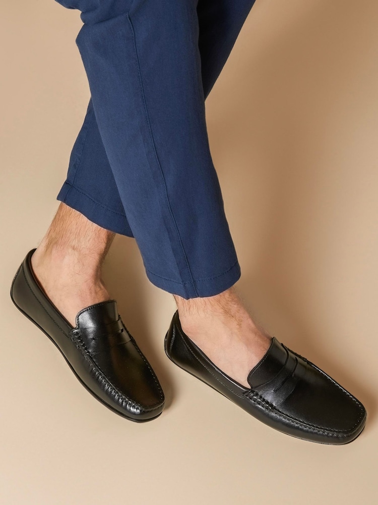 Черный - Кожаные лоферы Jones Bootmaker Paterson - Image 1 of 6
