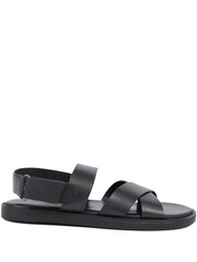 Jones Bootmaker Worcester Leather Black Sandals - Image 1 of 5