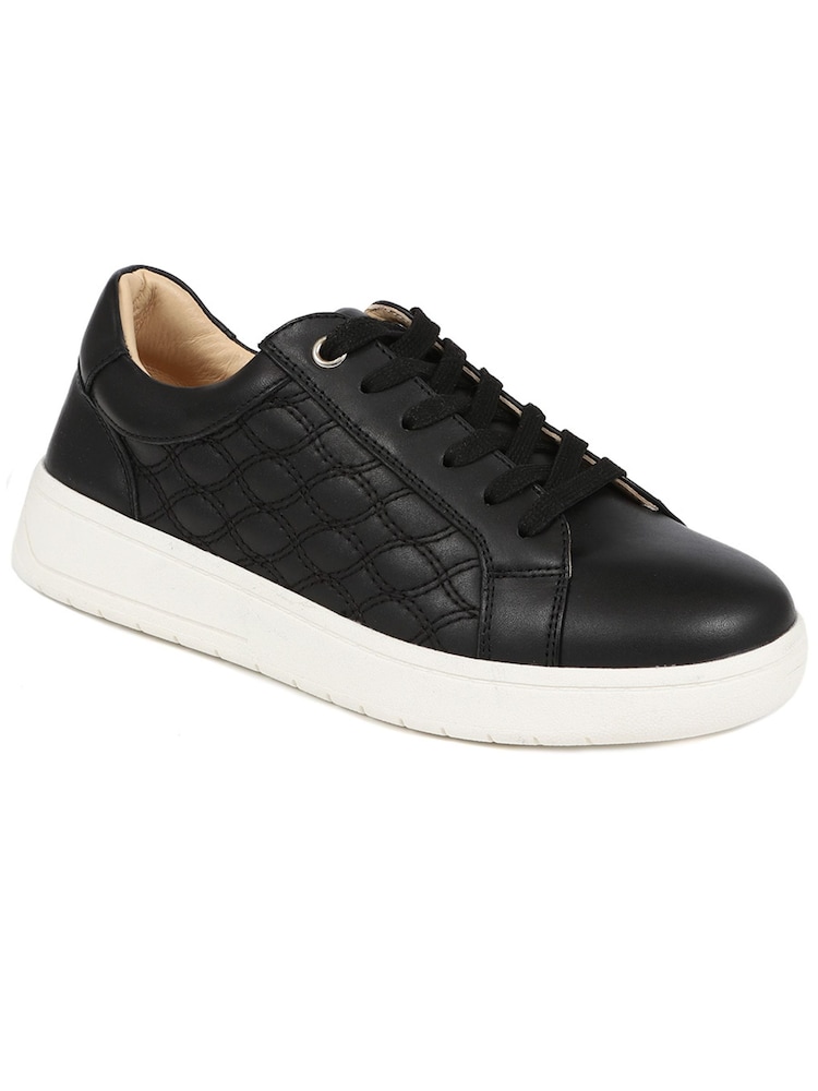 Negro - Zapatillas de deporte de piel con cordones Allana de Jones Bootmaker - Imagen 2 de 5