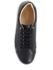 Negro - Zapatillas de deporte de piel con cordones Allana de Jones Bootmaker - Imagen 4 de 5