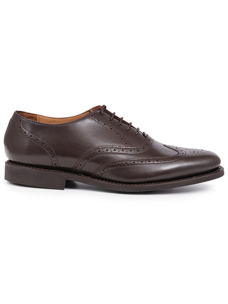 Jones Bootmaker Black Mayfair Goodyear Welted Men's Leather Oxford Brogues - Image 1 of 5