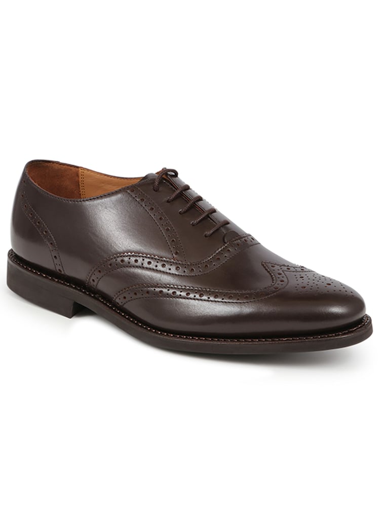 Jones Bootmaker Black Mayfair Goodyear Welted Men's Leather Oxford Brogues - Image 2 of 5