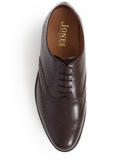 Jones Bootmaker Black Mayfair Goodyear Welted Men's Leather Oxford Brogues - Image 4 of 5