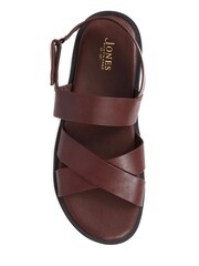 Jones Bootmaker Worcester Leather Black Sandals - Image 4 of 5