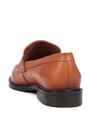rjava - Jones Bootmaker Mari usnjeni mokasini - Slika 4 iz 6