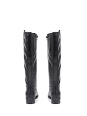 Jones Bootmaker Cinzia Leather Riding Knee High Black Boots - Image 3 of 5