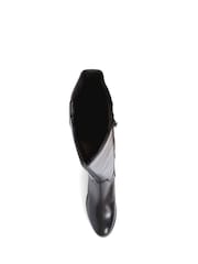 Jones Bootmaker Cinzia Leather Riding Knee High Black Boots - Image 4 of 5