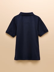 Azul marino - Polo de piqué de algodón Woody de Joules - Imagen 3 de 7
