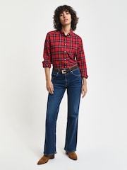 GANT Blue Slim Flare Jeans - Image 3 of 5