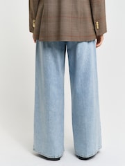 GANT Blue Wide Crease 100% Cotton Jeans - Image 2 of 7