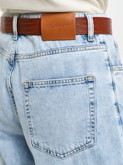 GANT Blue Wide Crease 100% Cotton Jeans - Image 5 of 7