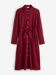 Красный - GANT Slim Jersey Shirt Dress - Image 4 of 4