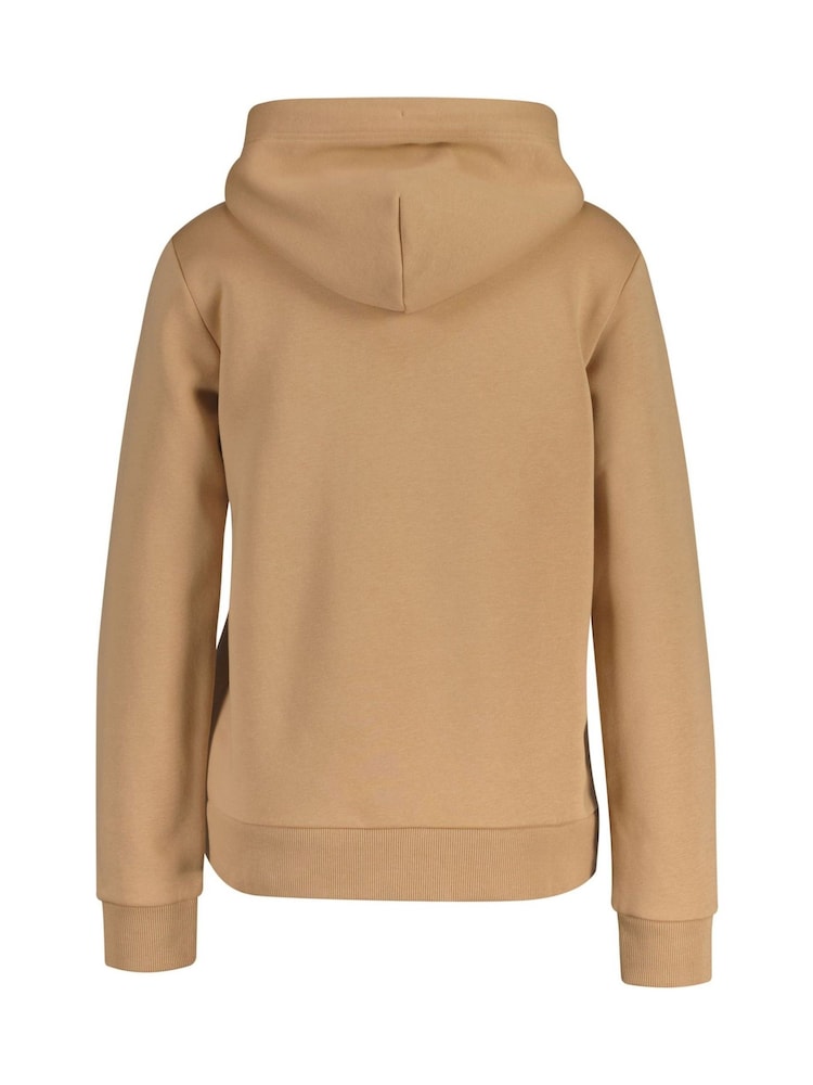 GANT Cream Dove Regular Tonal Shield Sweat Top - Image 2 of 2