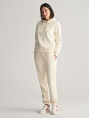 GANT Cream Cream Regular Tonal Shield Sweatshirt - Image 2 of 5