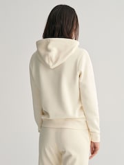 GANT Cream Cream Regular Tonal Shield Sweatshirt - Image 3 of 5