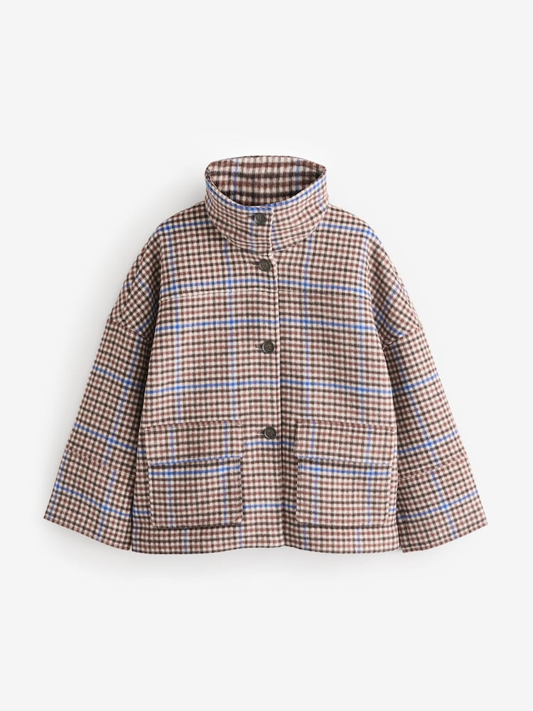 GANT velika karirasta odrezana volnena jakna - Slika 7 iz 7 GANT velika karirasta odrezana volnena jakna - Slika 7 iz 7