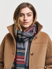 GANT Brown Cropped Wool Jacket - Image 4 of 7