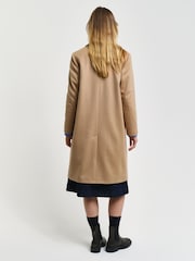 GANT Brown Classic Tailored Wool Coat - Image 2 of 7