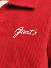GANT Red 100% Cotton Cord Varsity Jacket - Image 6 of 6