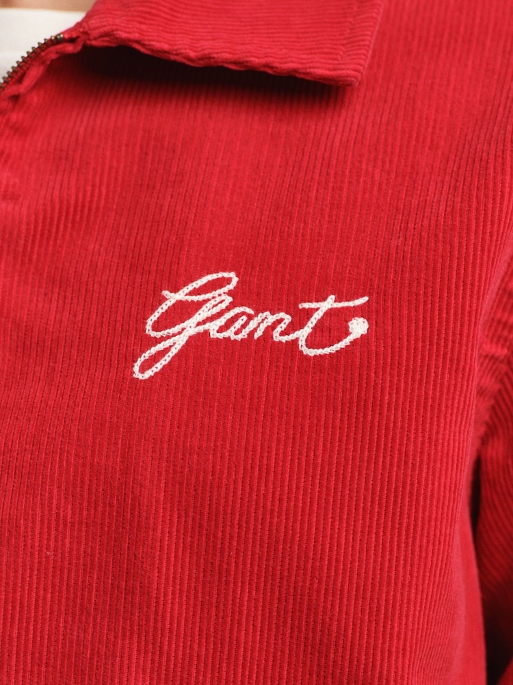 GANT Red 100% Cotton Cord Varsity Jacket - Image 6 of 6 GANT Red 100% Cotton Cord Varsity Jacket - Image 6 of 6
