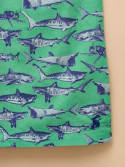 Joules Sonny Green Short Sleeve Cotton Shirt - Image 4 of 5