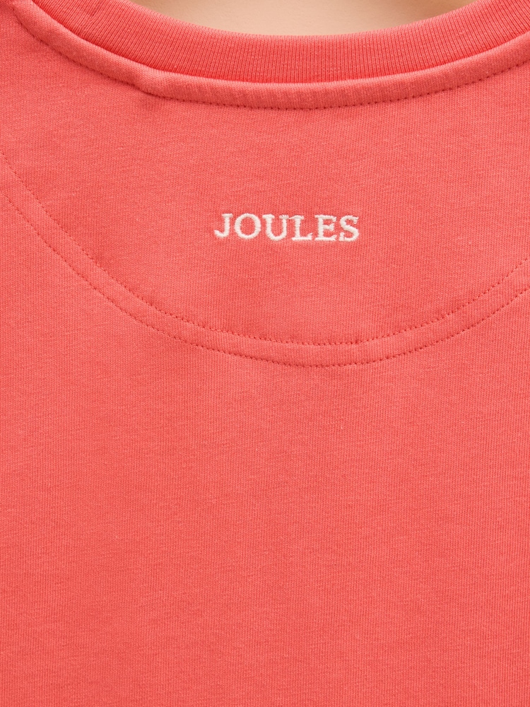 Rojo - Joules Let's Go Short Sleeve T-Shirt - Imagen 4 de 4