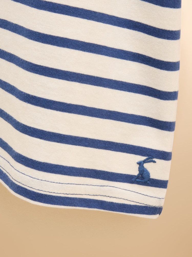 Joules Let's Go Navy/White Short Sleeve T-Shirt - Image 3 of 3