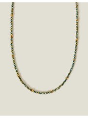 Accessorize Gold Plated 14ct Facet Bead Necklace - Image 1 of 3