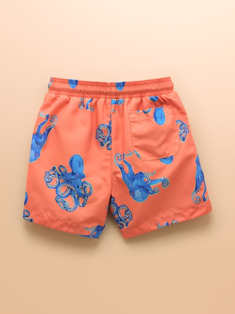 Oranje - Joules Ocean zwemshorts met print - Image 4 of 6