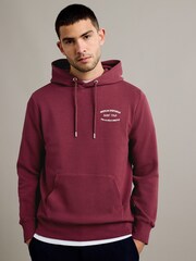 GANT Red Small Graphic Sweat Hoodie - Image 1 of 5
