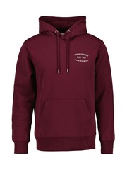 GANT Red Small Graphic Sweat Hoodie - Image 4 of 5