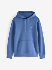 GANT Navy Blue Regular-Fit Shield Hoodie - Image 6 of 6