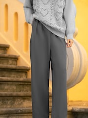 Yumi Grey Wide Leg Trousers - Image 4 of 5