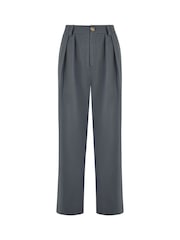 Yumi Grey Wide Leg Trousers - Image 5 of 5